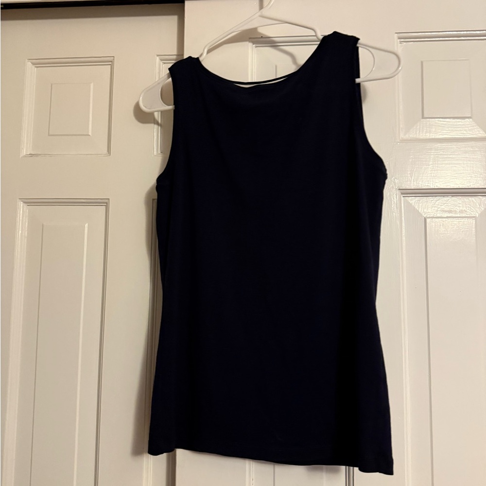 Talbots Essential Navy Tank Top